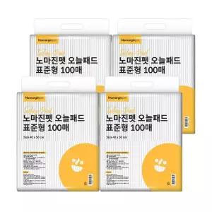 노마진펫 강아지 배변패드 애견패드 표준형 20g 400매