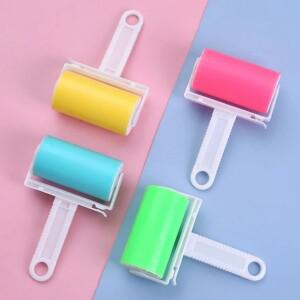 1pcs Reusable Lint Roller Washable Remover for Clothes Pet Hair Sticky Home Cleaning