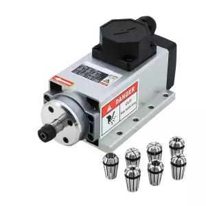 CNC 판화 목재 작업 라우터용 YCCMSM13 110V 220V 1.5kw ER11 공랭 스핀들 모터 사각 밀링 터미날 앤
