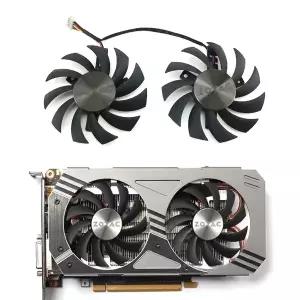 2pcs 75mm DC 12V 0.35A GA81S2U PLD08010S12HH GTX 1060 Gpu 쿨러 Zotac GTX 950 960 1060 냉각 팬용