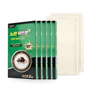 노런 트랩2매입5개 초강력 잡이 소품 집 창고용 지하실