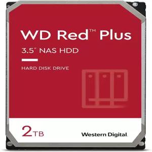 Western Digital 2TB WD Red Plus NAS 내부 하드 드라이브 HDD - 5400 RPM SATA 6Gb/s CMR 64MB 캐시