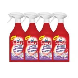 홈스타 맥스프레쉬 뿌리는 곰팡이 싹 500ml x 4개 편리한 깨끗한 청소 욕실 주방 세제