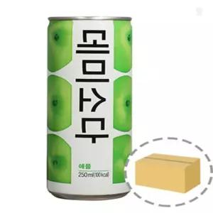 올팩트 데미소다 사과 탄산음료 데미소다애플 250ml 30캔 과일탄산음료