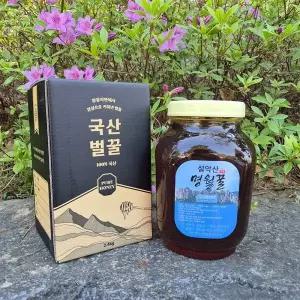 없음_ 설악산명월꿀 국산벌꿀 사양밤나무꿀 2.4kgx2병