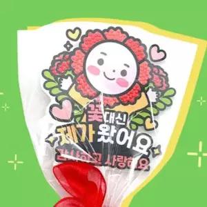 (TD) 꽃 대신 제가 왔어요 카네이션 보석십자수 토퍼