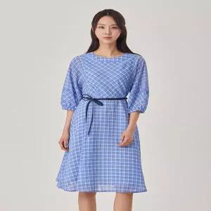 [조이너스]7부체크플레어원피스_JACU5-WOP260