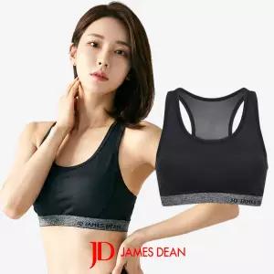 JHWBV031 제임스딘 쿨론 메쉬 50D 노와이어 여성 스포츠 브라 탑