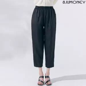 [8JUMONEY]팔주머니 풍기포 블랙 팬츠