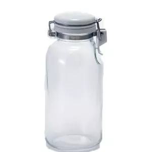 셀러메이트 오일병 육수보틀 밀폐 유리병 클립형 드레싱보틀 300ml