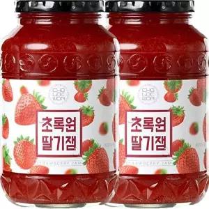 [셀러허브 패션][JHOM9S30_52EB]초록원 딸기잼 2kg(1kgx2병)