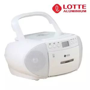 카셋트 플레이어 CD 라디오 롯데 핑키 화이트 MP3