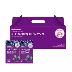 포도즙 100% NFC 착즙 원액 100mlX30포 국산 천연 포도 쥬스 엑기스 순수 물한방울넣지않은 과채주스 HACCP