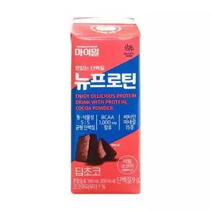 대상웰라이프 마이밀 마시는 뉴프로틴 딥초코 190ml 16팩 1박스 H 헬스 보충제