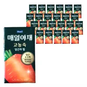 매일야채 고농축 당근의힘 125ml x 24