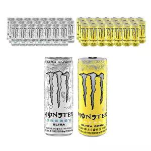 몬스터 에너지 울트라, 355ml, 24개 + 몬스터 에너지 시트라, 355ml, 24개