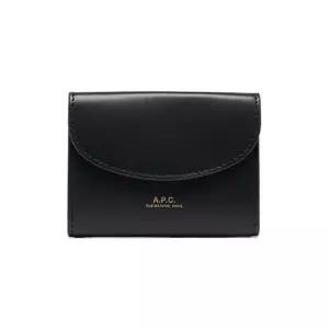 A.P.C [아페쎄] 여성 제네바 카드 지갑 PXAWV F63349 LZZ BLACK)