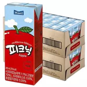 피크닉 사과 200ml 48개