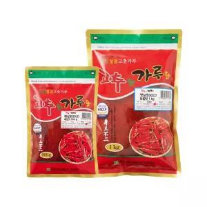 [청양농협] 국내산정품 청양 고춧가루 보통맛(순한맛)1kg + 매운맛500g