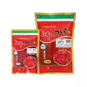 [청양농협] 국내산정품 청양 고춧가루 매운맛1kg + 진짜매워300g