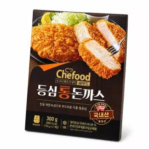 쉐푸드 등심통돈까스 300g 4개
