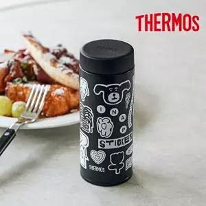 [써모스]써모스X이나피스퀘어 심플 스트레이트 텀블러 350ml JON-350KC