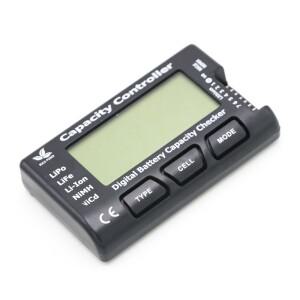 LiPo LiFe 리튬 이온 NiMH Nicd용 디지털 배터리 용량 검사기 RC CellMeter 7