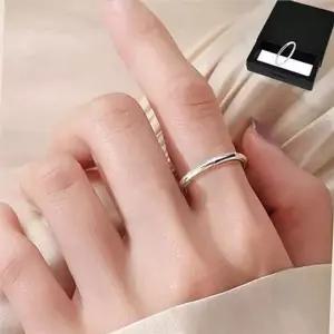 [조영]남여공용 실반지 실반지 민자 데일리 레이어드 커플 심플 커플반...
