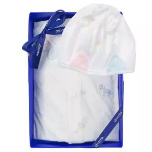 [NS홈쇼핑](압소바출산,백일,귀여운유아복)구름말7부우주복+신생모세트(A13-10605SET)..[35730242]