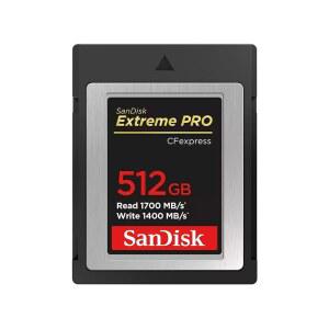 샌디스크 익스트림 PRO 512GB CF익스프레스 타입B 메모리 카드 1700MB/S 읽기 1400MB/S 쓰기
