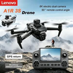 레노버 A1R 3S 드론 8K 프로페셔널 FPV 접이식 쿼드콥터 브러시리스 전동 레이저 장애물 회피 대형 화면 RC