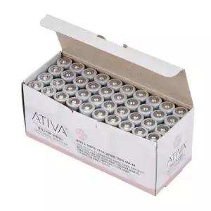 [아우트_67]알카라인건전지 AAA 건전지 종류 ativa 40개