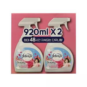 페브리즈 섬유탈취제 다우니향 920ml 2개