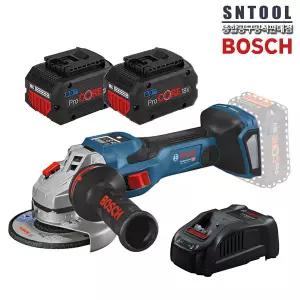 보쉬 GWS18V-15SC 프로코어8.0Ah(2개) GAL18V-160C SET 충전앵글그라인더 4인치 브러시리스 18V 바이터보