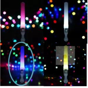 굿데이 LED야광봉 막대형(블루) 기념일 LED봉 나만의 가수
