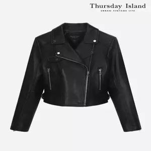 [써스데이아일랜드][Thursday Island] 라이더 가죽 자켓(T238MLT244W)