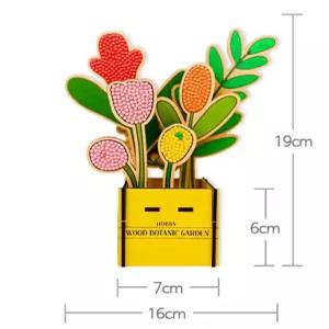 c) (TD) 우드 보석십자수 꽃꽂이 화분 만들기-1인-소