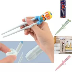 ( 1단계 오른손) 뽀로로 에디슨젓가락/훈련/훈련용/키즈/교정기/교육/논슬립/젓가락질/손잡이/젓가락/교정