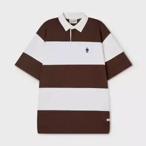 [롯데백화점]후아유 [공용] Steve Colorblock Collar T-Shirt WHHAG2421U