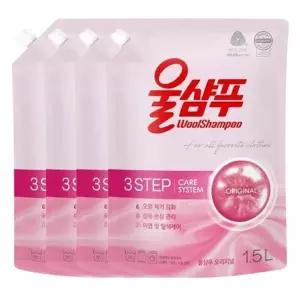 울샴푸 오리지널 1.5L 4개 (리필용)