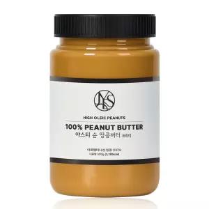 야스티 순 땅콩버터 크리미 100% 무가당 무첨가 500g, 1개