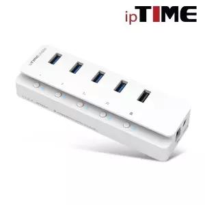 아이피타임 ipTIME UH505 USB 허브 USB3.0 4포트+ 1포트 충전
