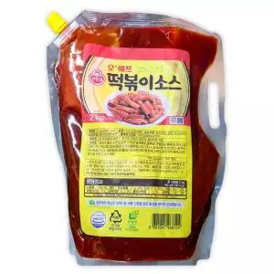 오뚜기 오쉐프 떡볶이소스 2kg 1개