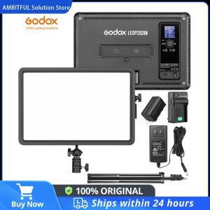 호환GODOX LEDP260C 디지털 DSLR 카메라 스튜디오 사진을  30W 3300-5600k LED 비디오 라이트 패널 램프