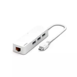 IPTIME U1003C USB Type C 유선랜카드 허브 3포트/어댑터/기가/랜/랜카드/포트/데스크탑/외장/게임용/허브