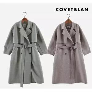 [코벳블랑][COVETBLAN] 윙 카라 핸드메이드 코트 (V216MCT109W)