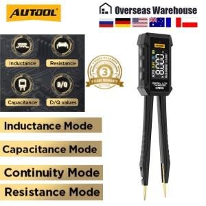 AUTOOL DM103 LER 스마트 핀셋 저항 커패시턴스 인덕턴스 연속성 다이오드  LCR SMD ESR 테스터 측정 도구