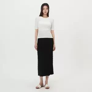 슬림핏 롱 밴딩스커트 AR2WS473
