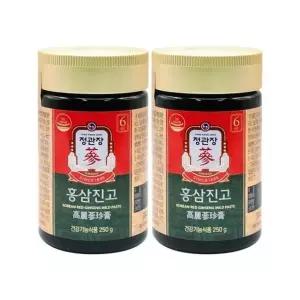 [쇼핑백포함] 정관장 홍삼진고 250g 2개 / WJ [유통기한 27년 12월]