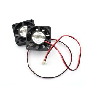 ZYAMY 2팩 DC 12V 미니 냉각 2핀 브러시리스 소형 배기 3D 프린터 메이커봇 액세서리 컴퓨터 CPU 쿨러 40X40X10MM